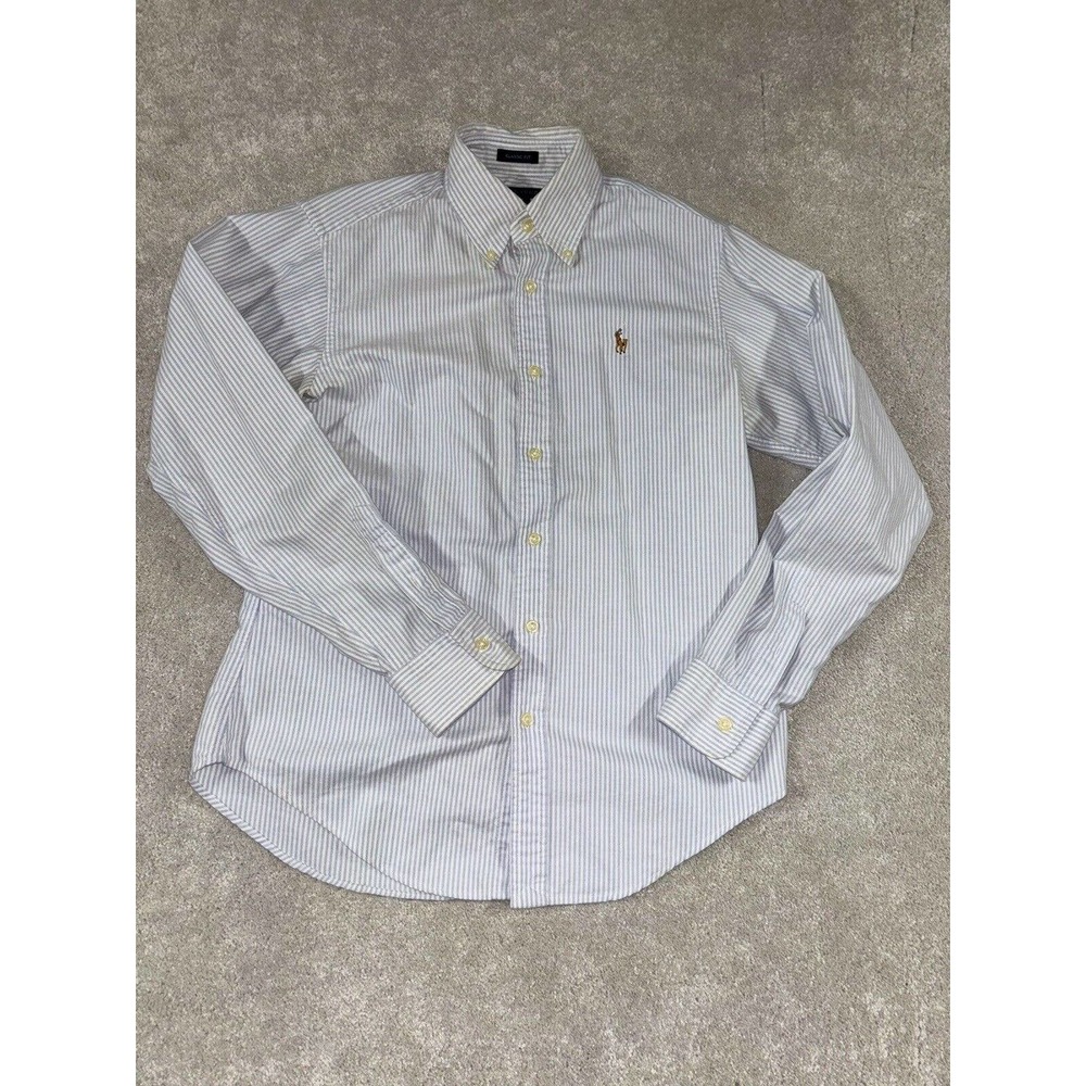 Ralph Lauren Blue Striped Blouse